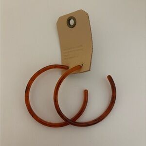 Salvador Bachiller Amber Hoop Earrings